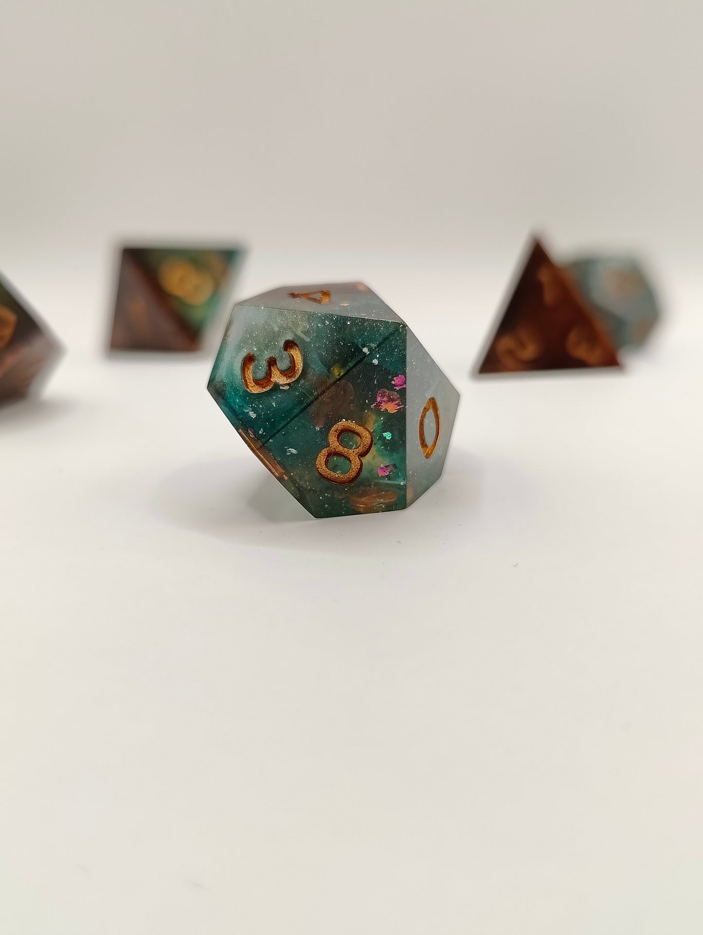 Handmade dice set: Astral Enchantment