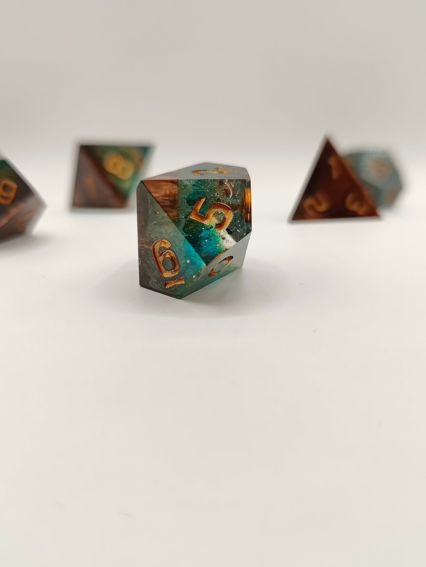 Handmade dice set: Astral Enchantment