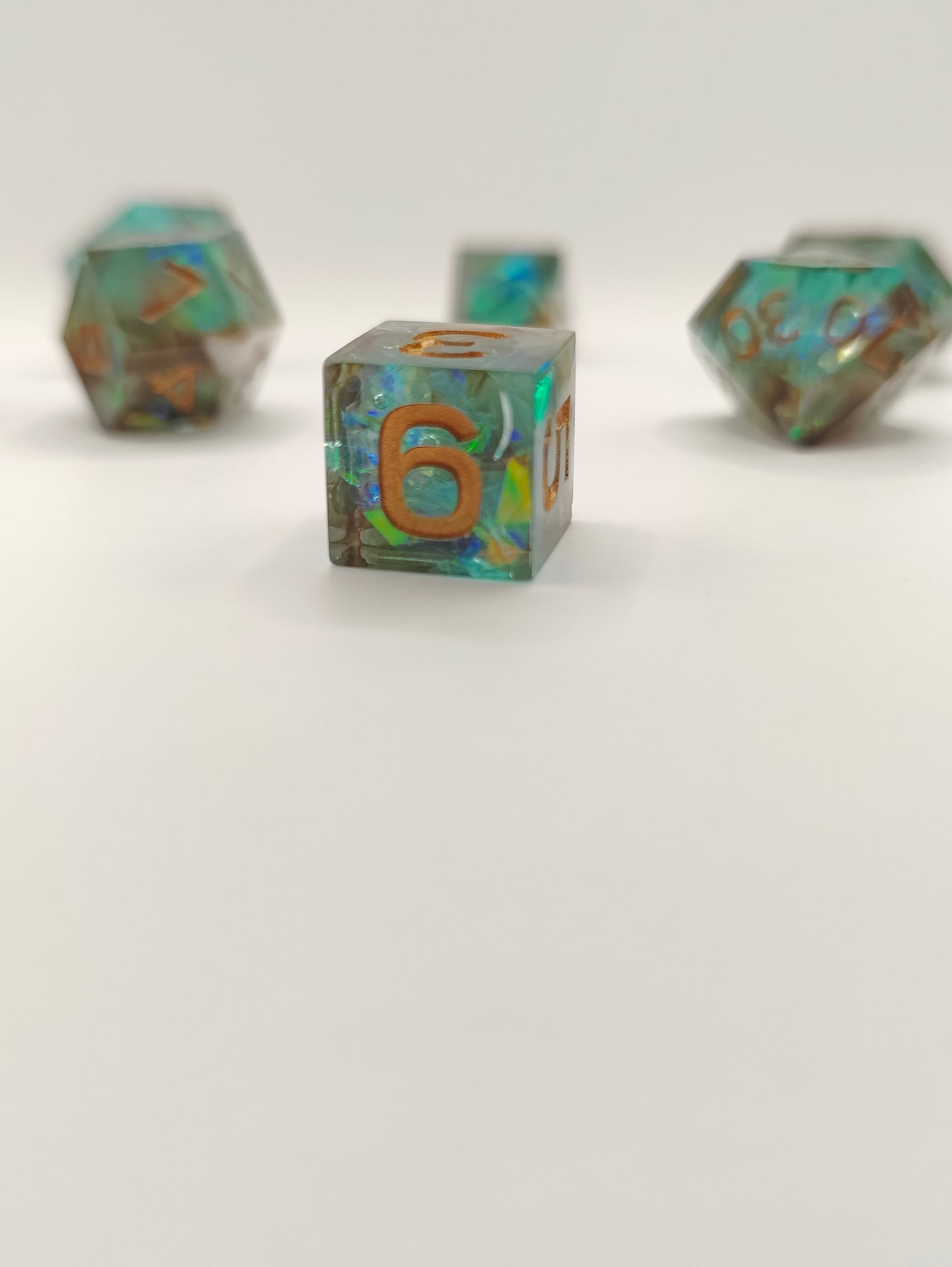 Mini dice set: Lagoon