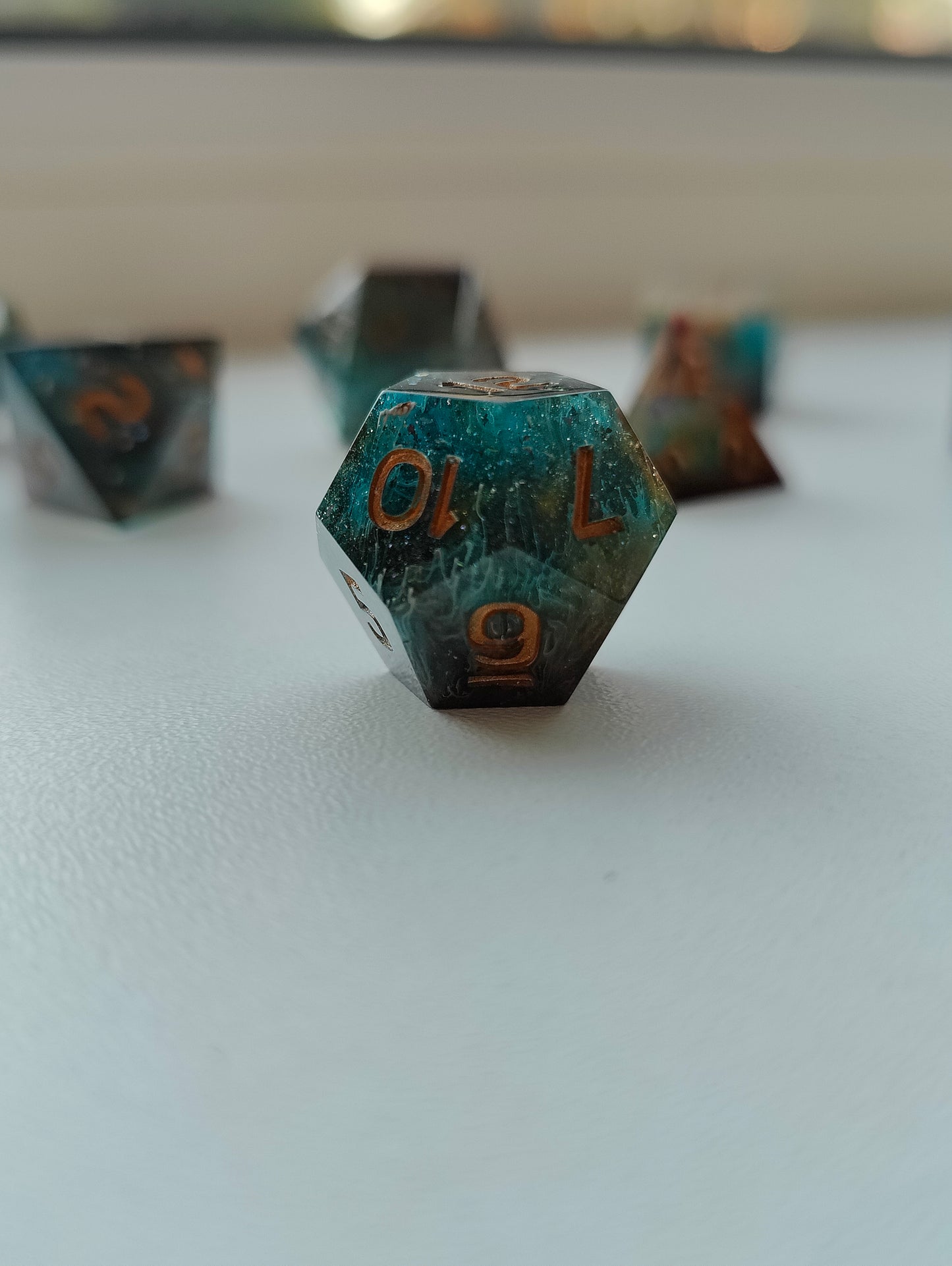 Handmade dice set: Astral Enchantment