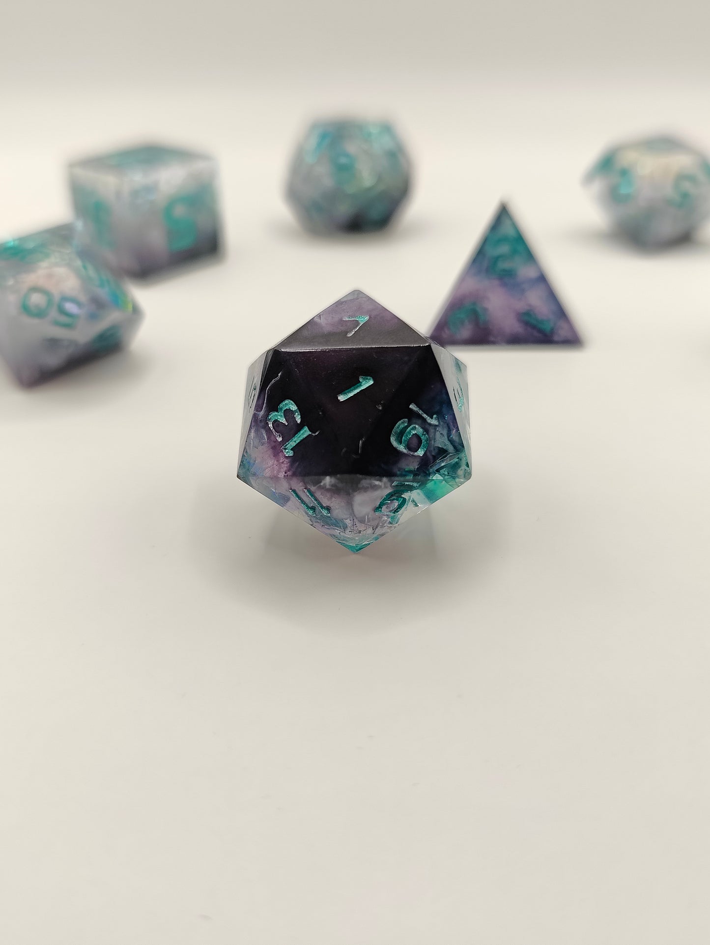 Handmade dice set: Mistborn