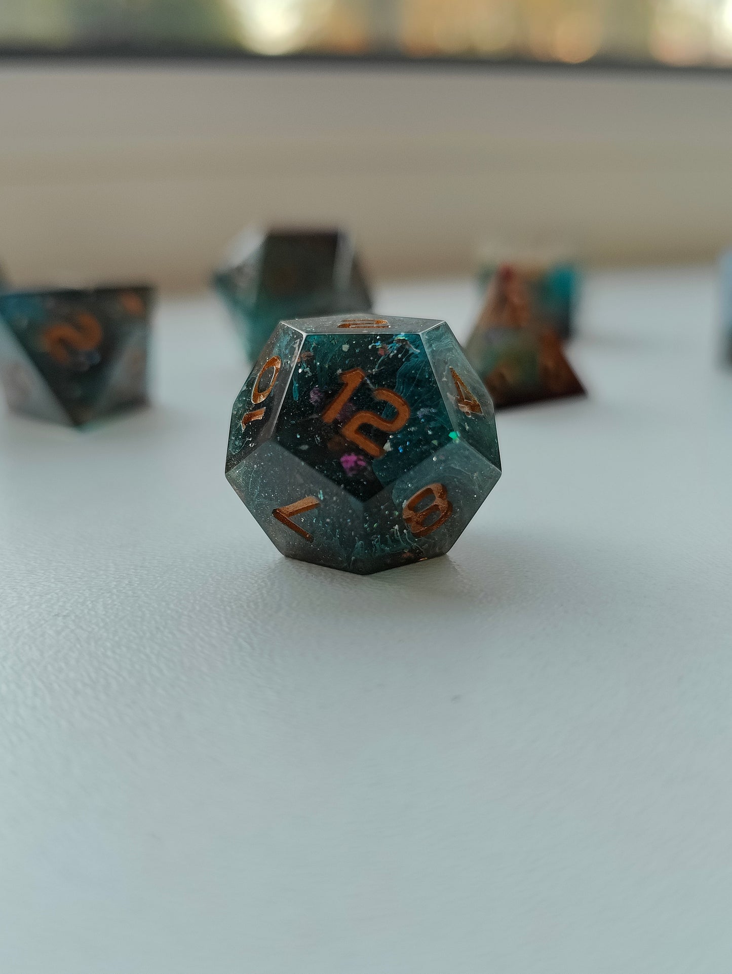 Handmade dice set: Astral Enchantment