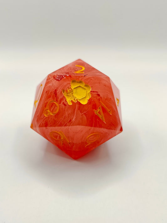 Handmade 30 mm D20: Magma