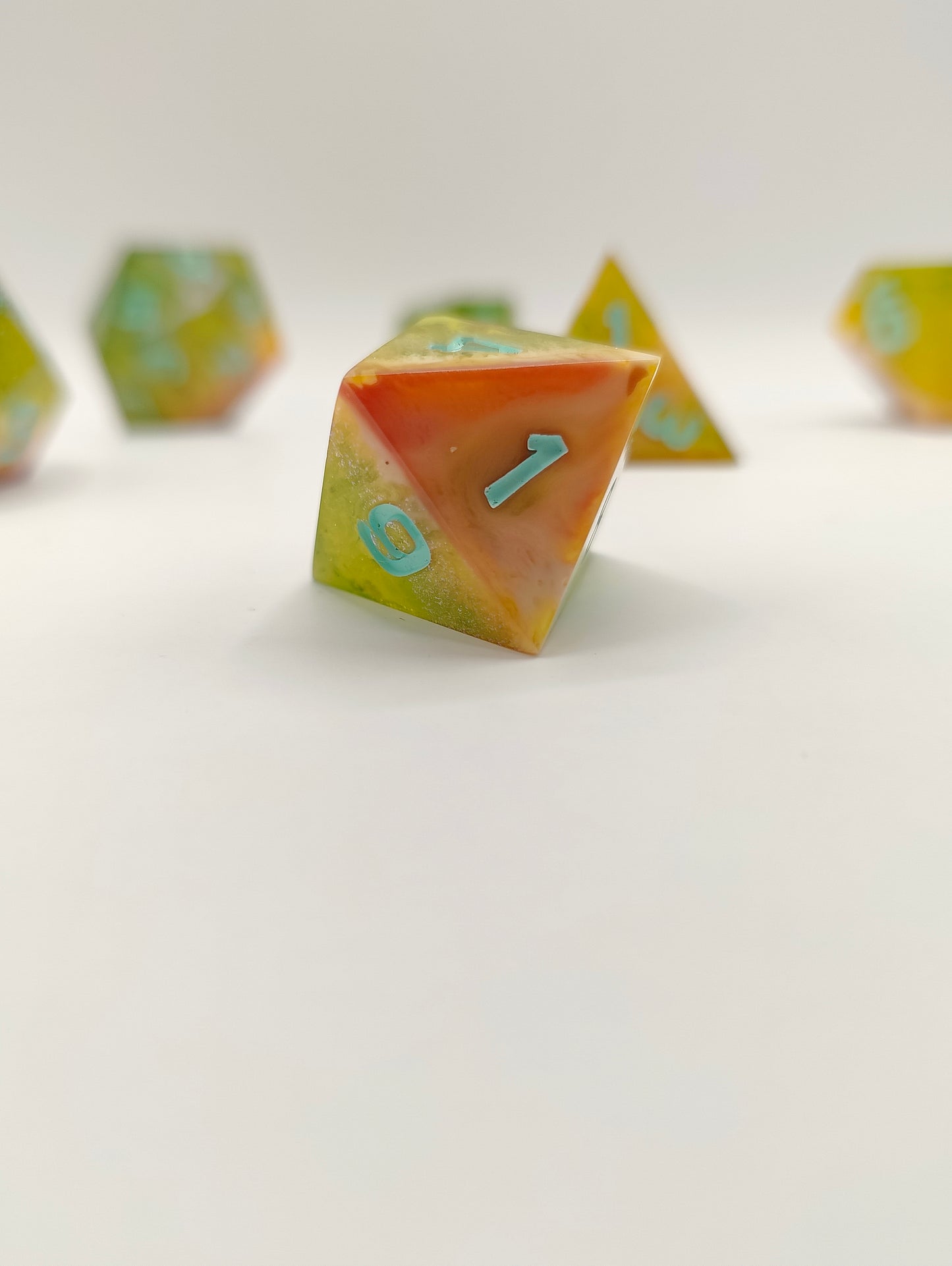 Handmade dice set: Pixie dust