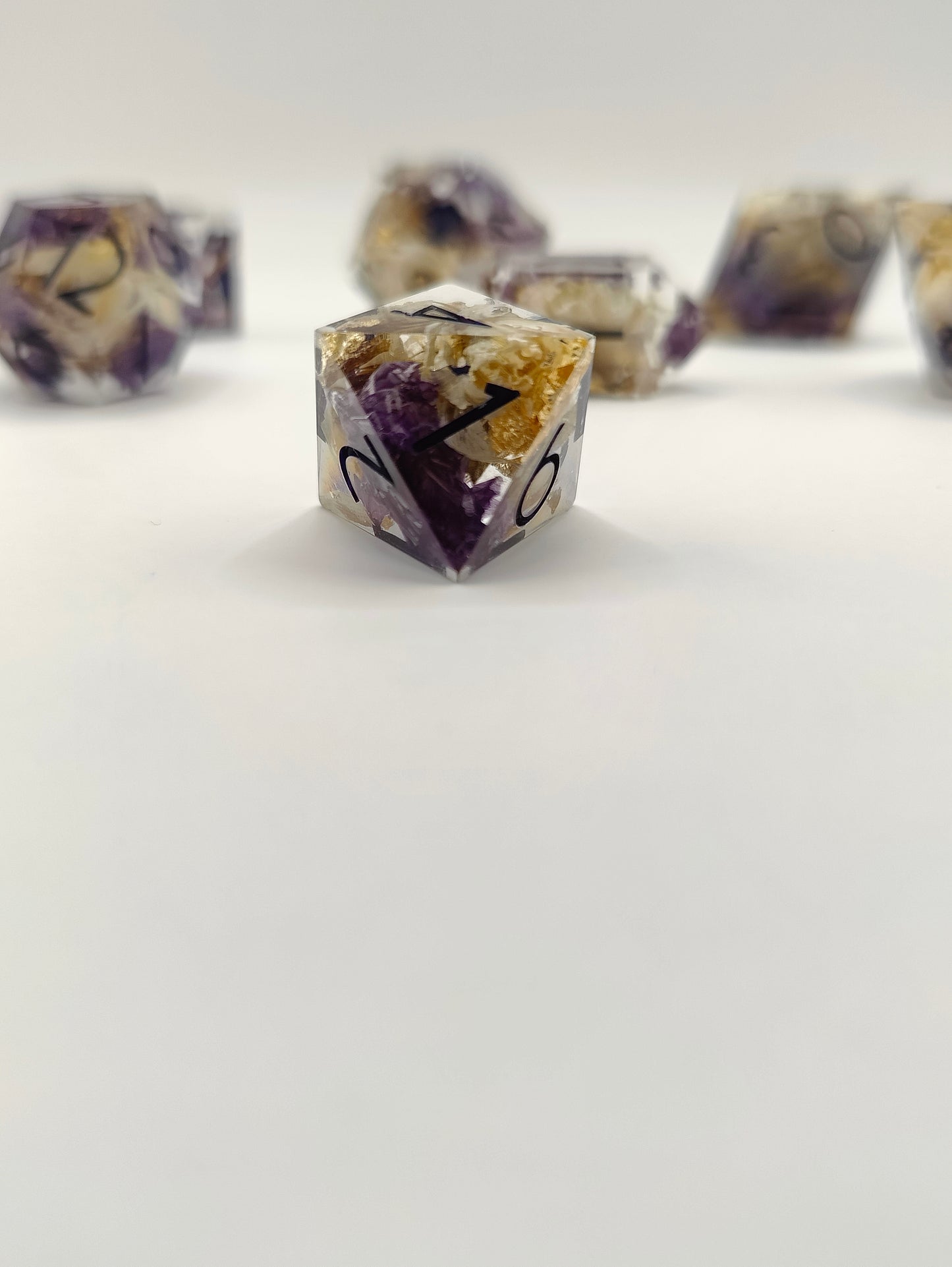 Handmade dice set: The Faerie Bargain