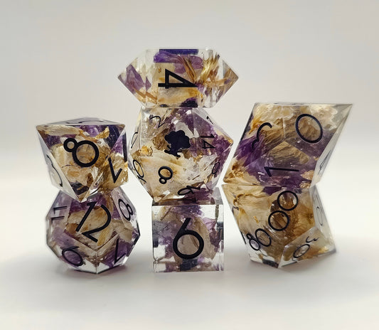 Handmade dice set: The Faerie Bargain