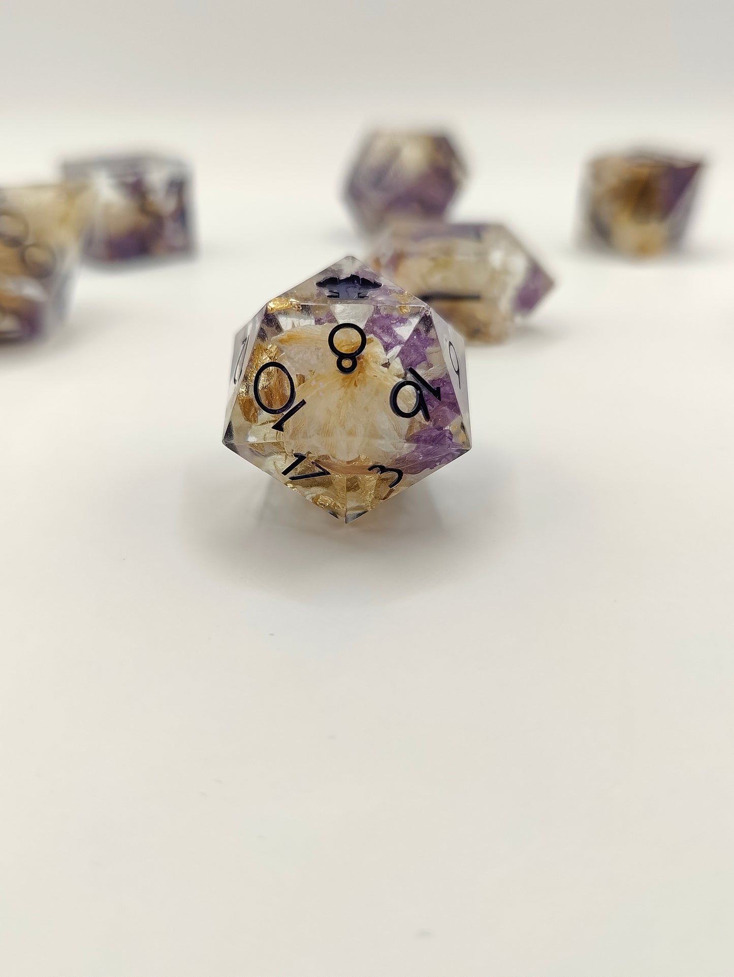 Handmade dice set: The Faerie Bargain