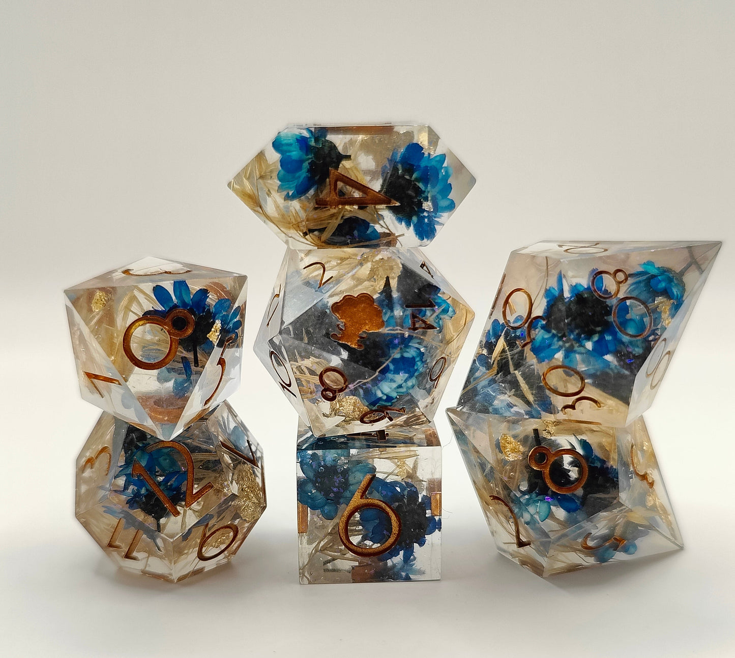 Handmade dice set: The harvest