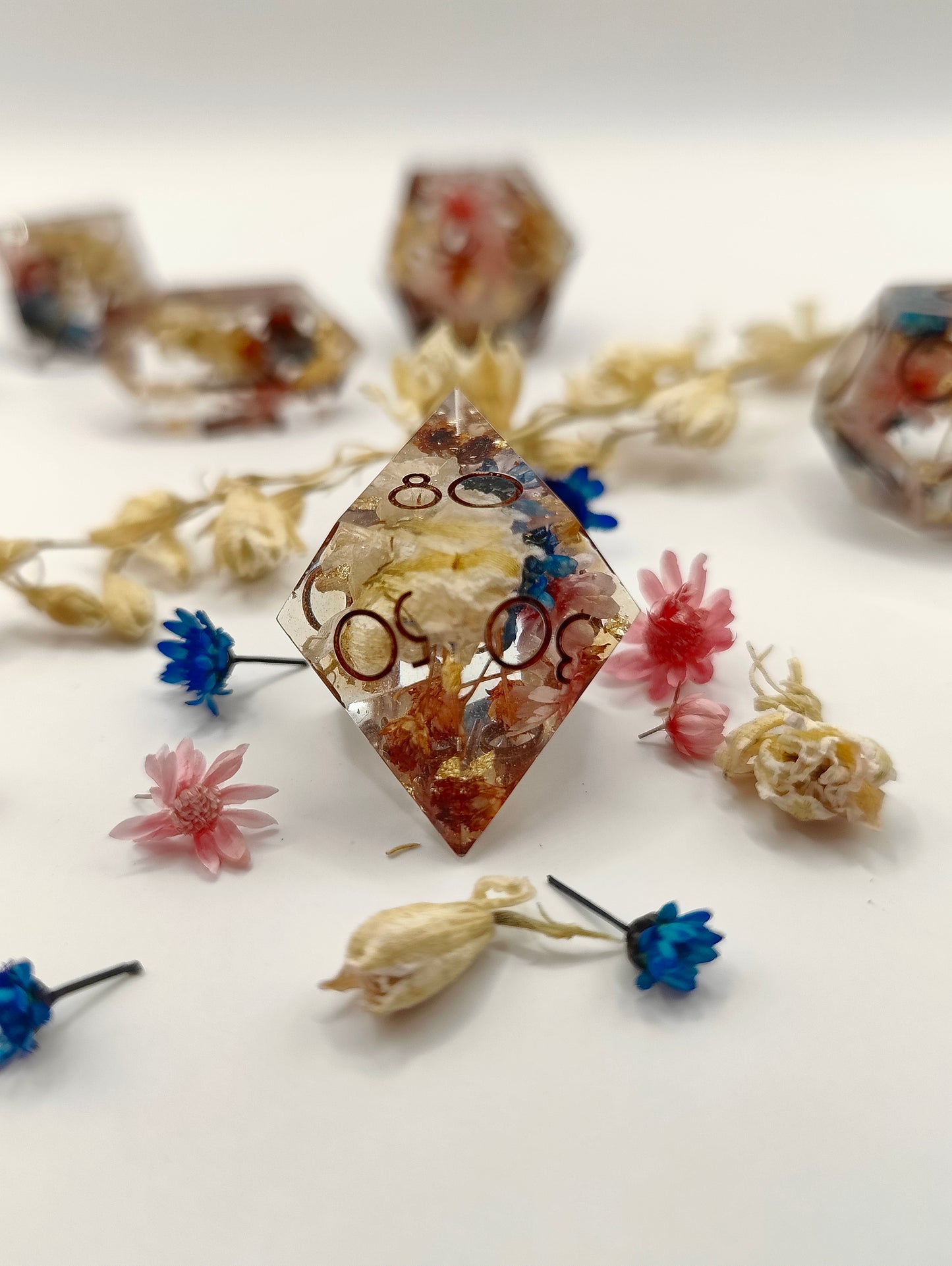 Handmade dice set: Royal wedding