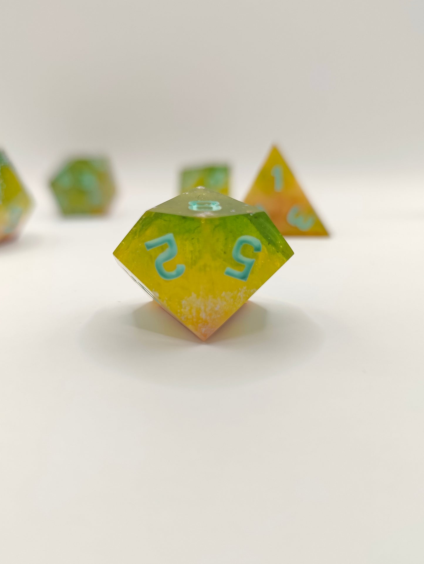 Handmade dice set: Pixie dust