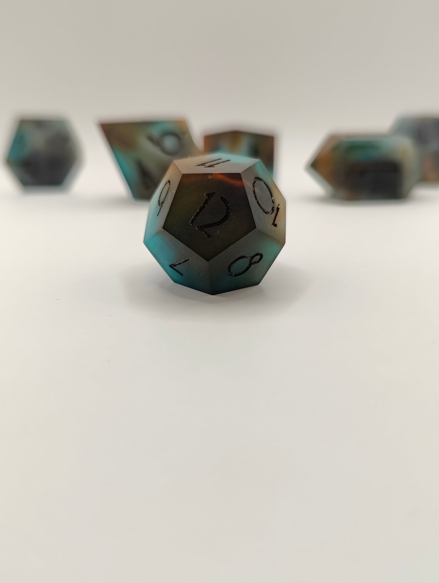 Handmade dice set: Tideworn