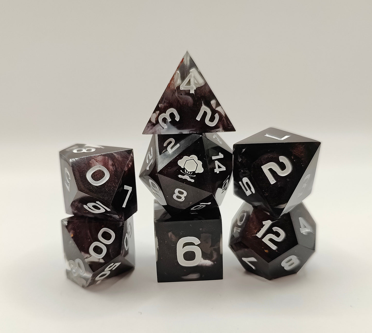 Handmade dice set: Astral sea
