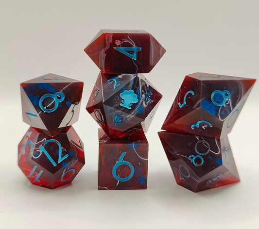 Handmade dice set: Leviathan's tomb