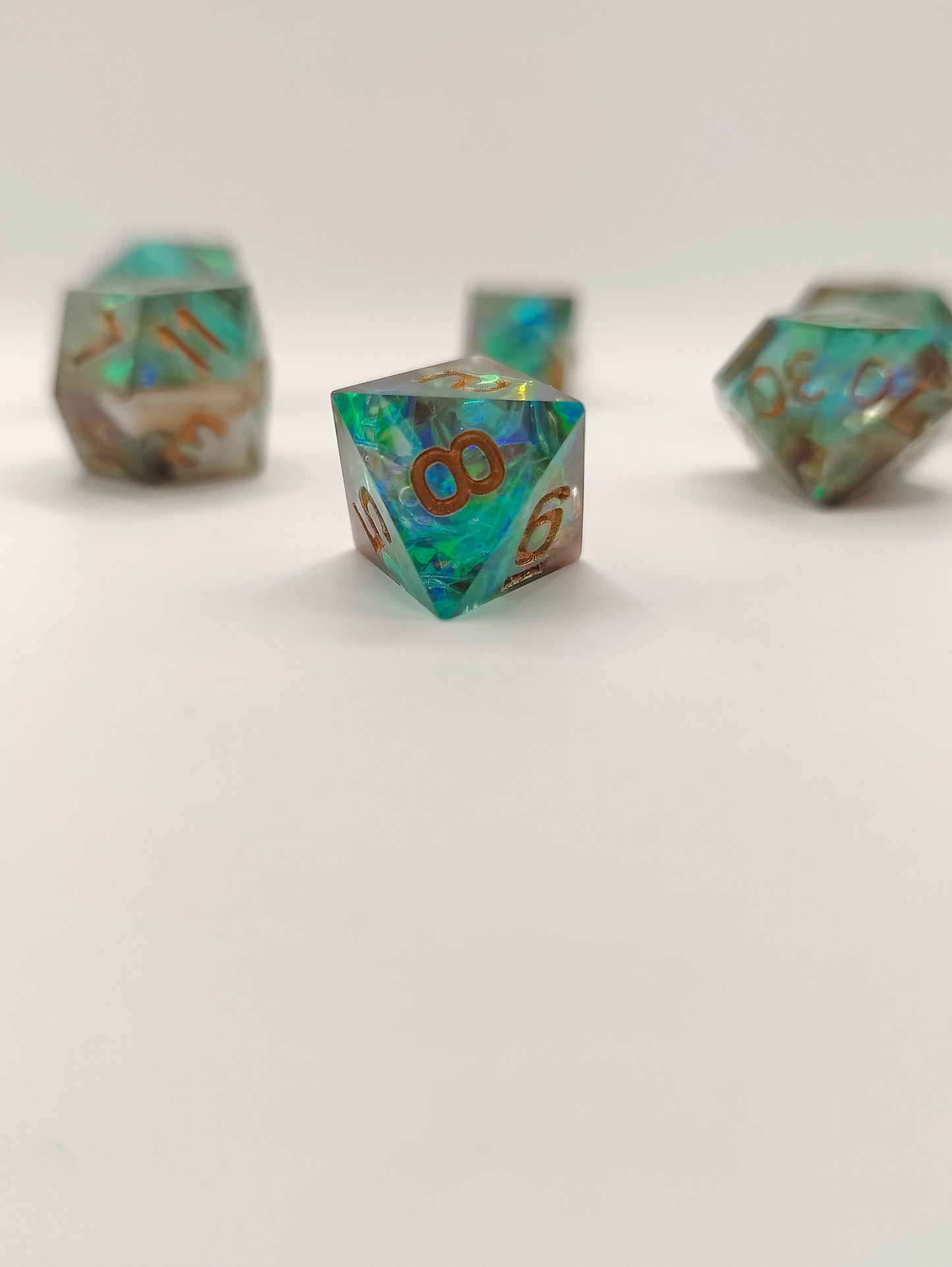 Mini dice set: Lagoon