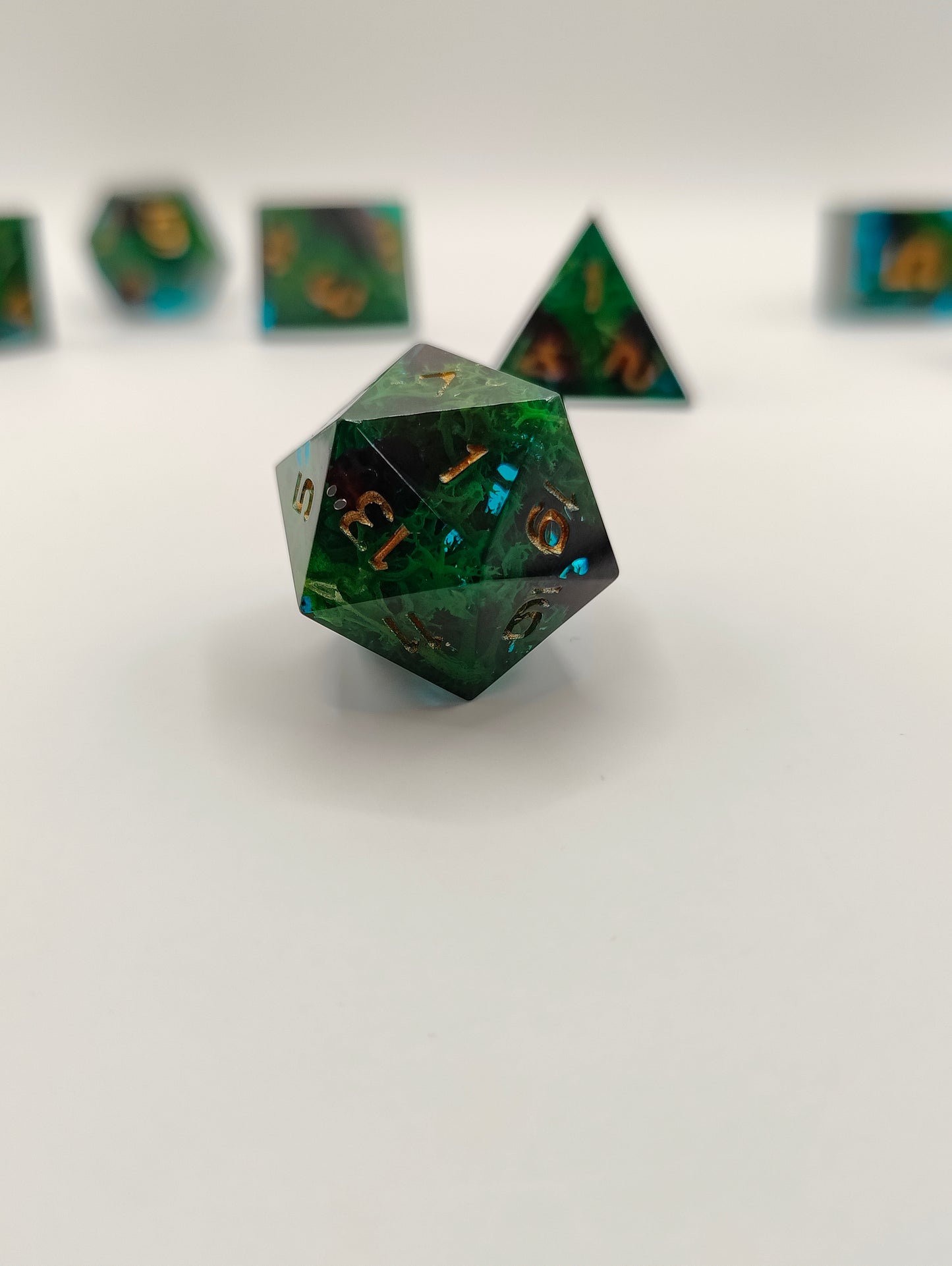 Handmade dice set: Drowned Souls