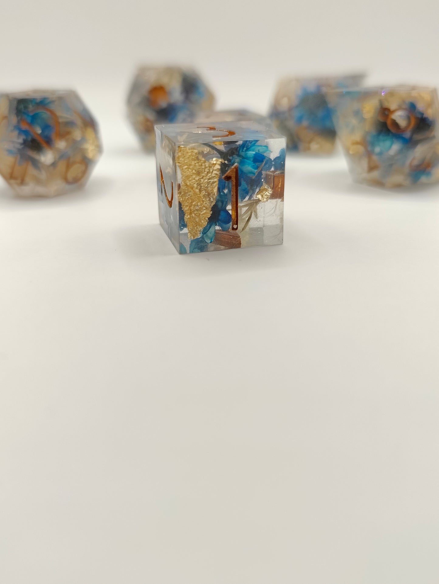 Handmade dice set: The harvest