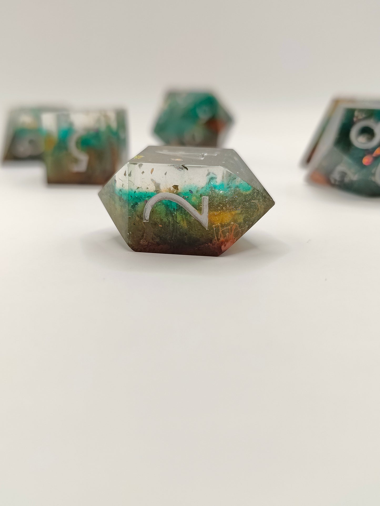 Handmade dice set: Astral Enchantment