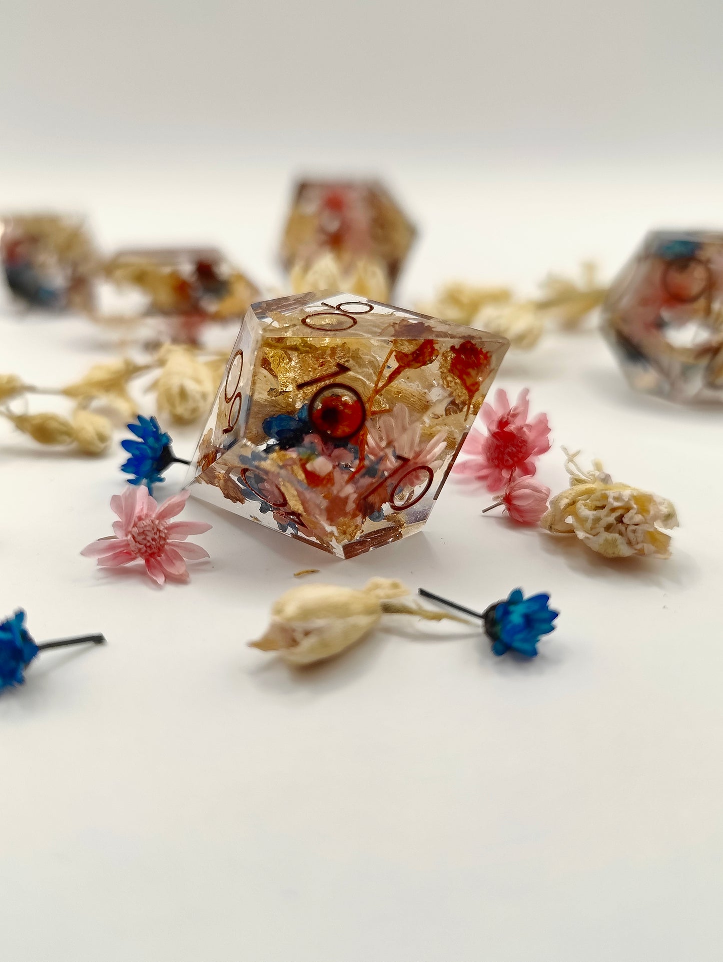 Handmade dice set: Royal wedding