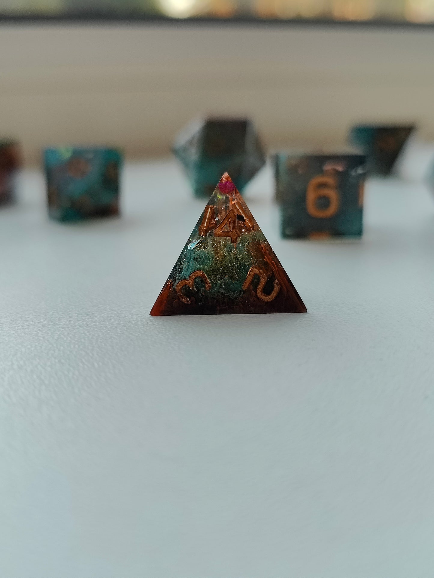 Handmade dice set: Astral Enchantment