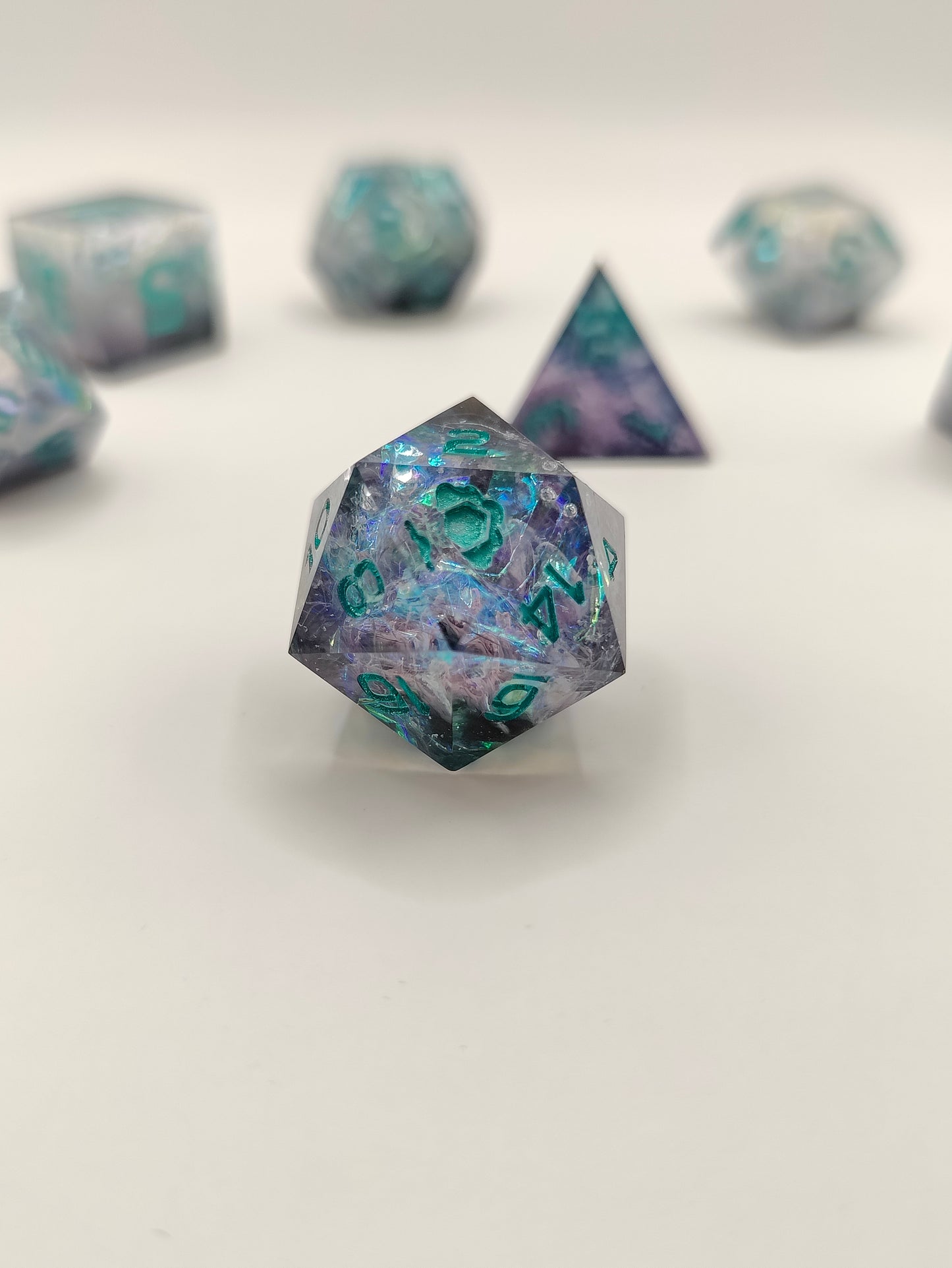 Handmade dice set: Mistborn