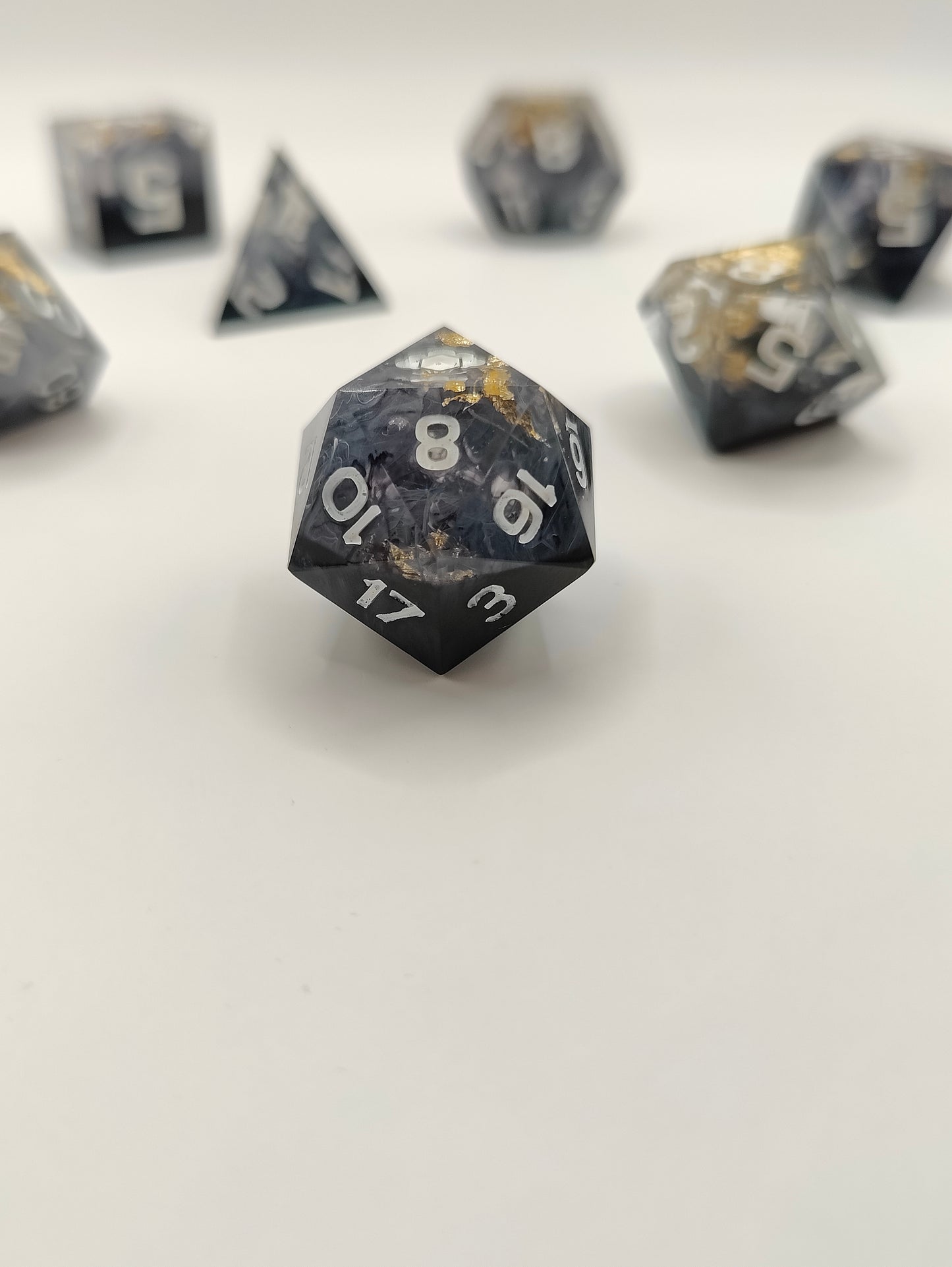 Handmade dice set: The royal Crypt