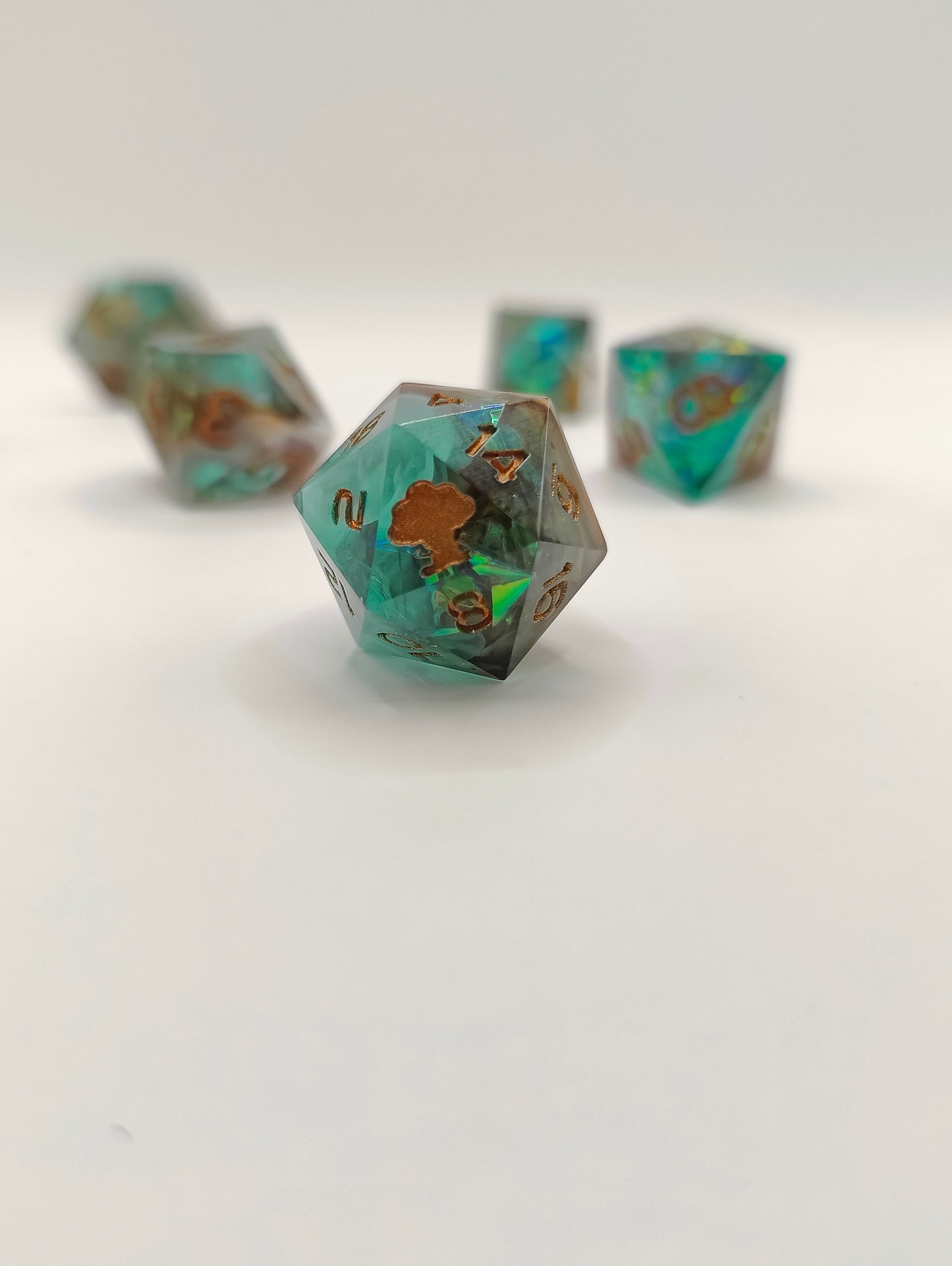 Mini dice set: Lagoon