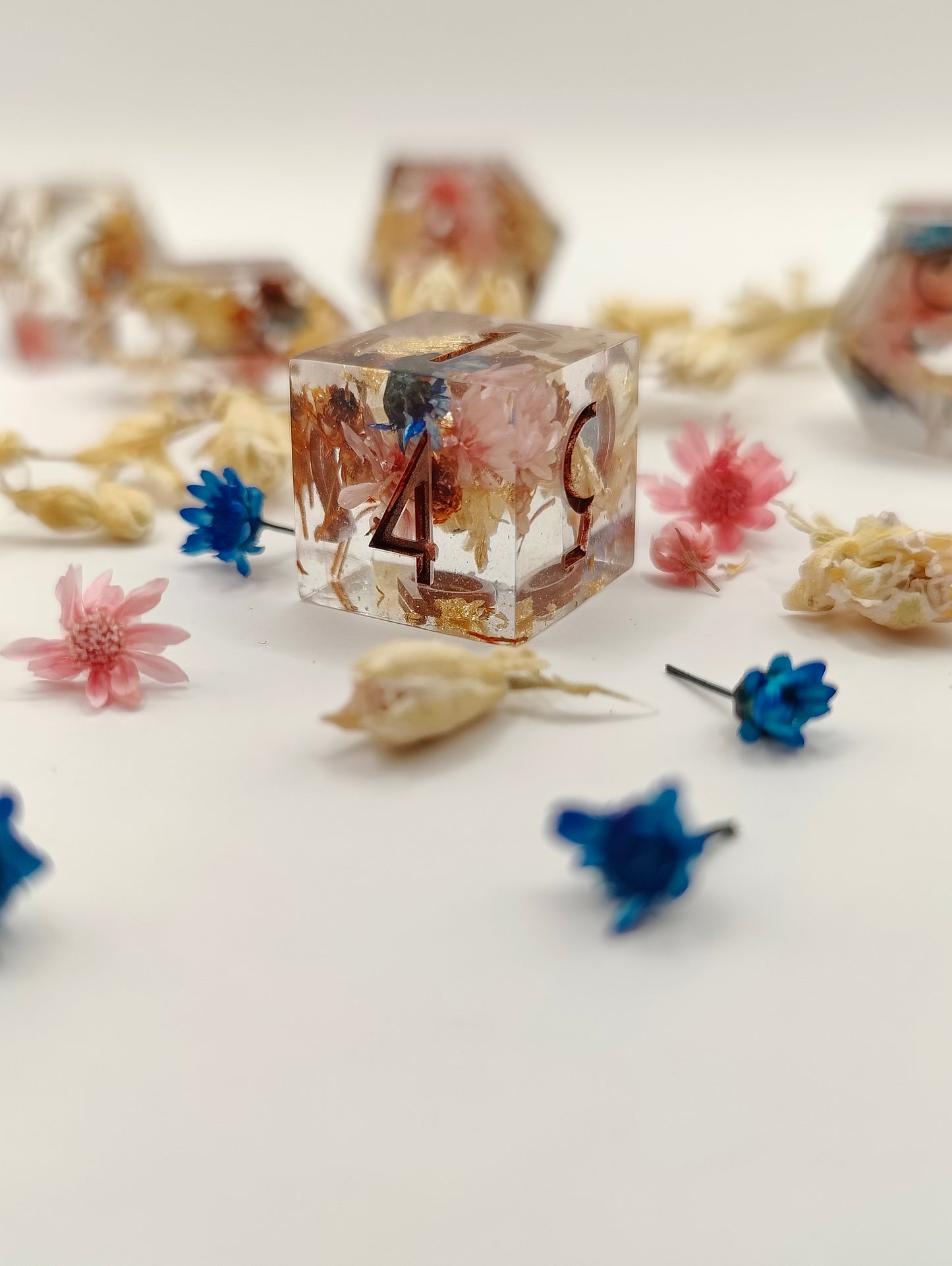 Handmade dice set: Royal wedding