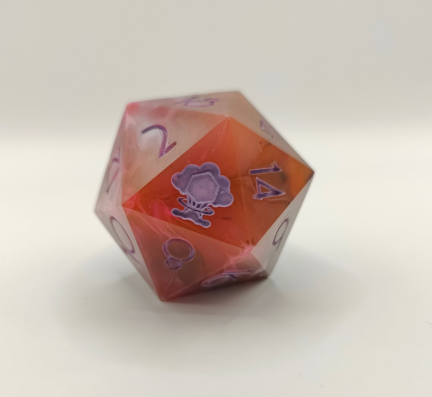 Handmade 30 mm D20: Wishing bloom