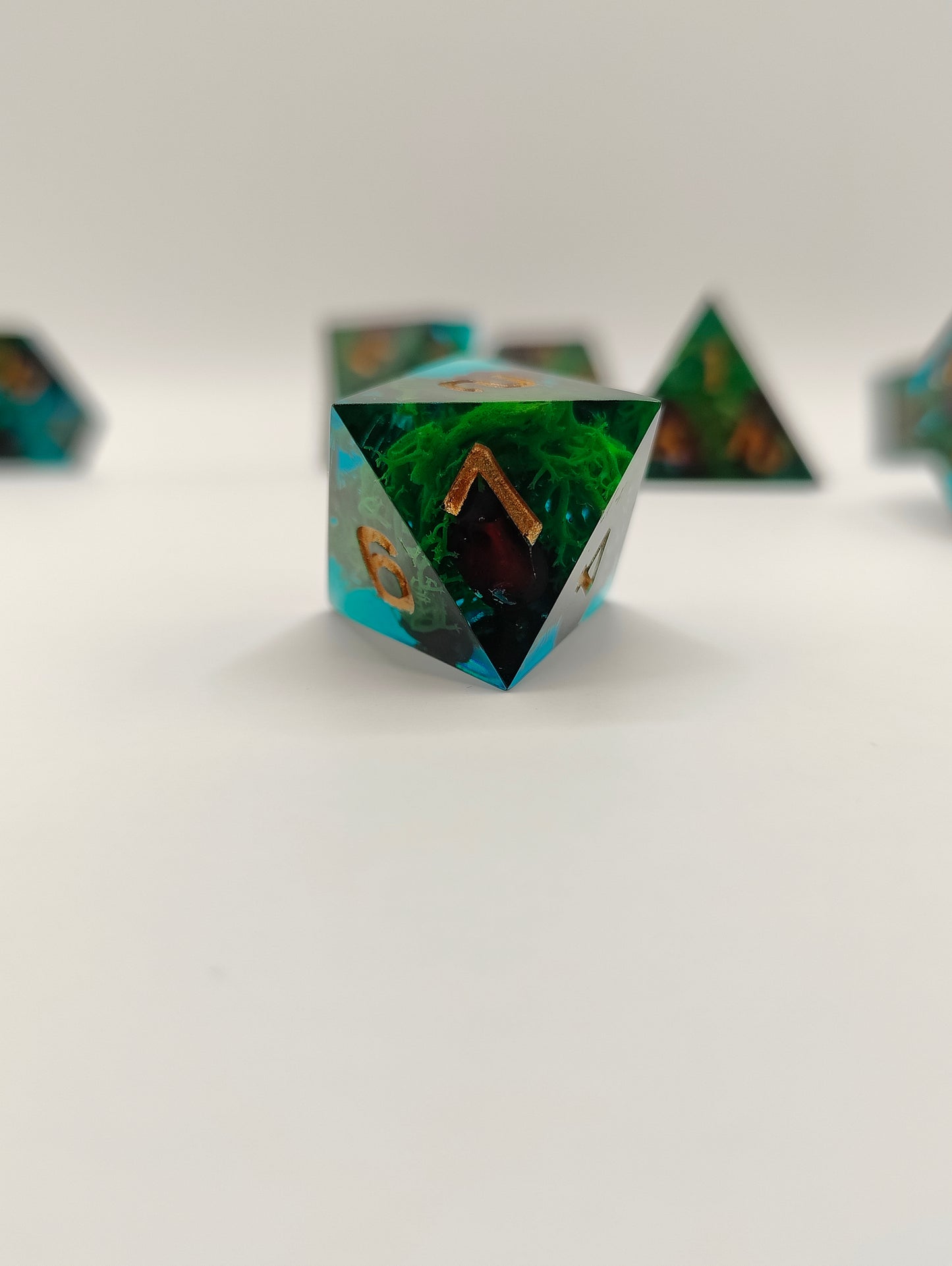 Handmade dice set: Drowned Souls