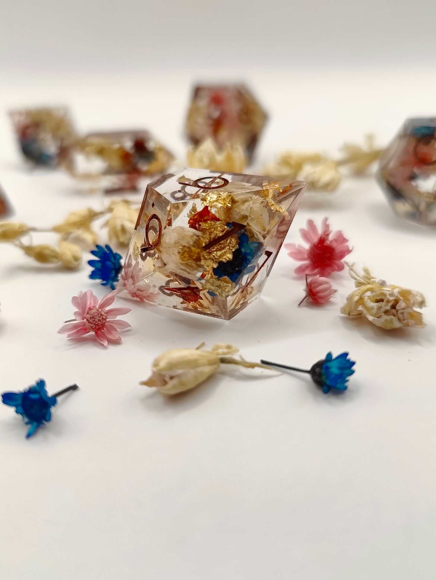 Handmade dice set: Royal wedding