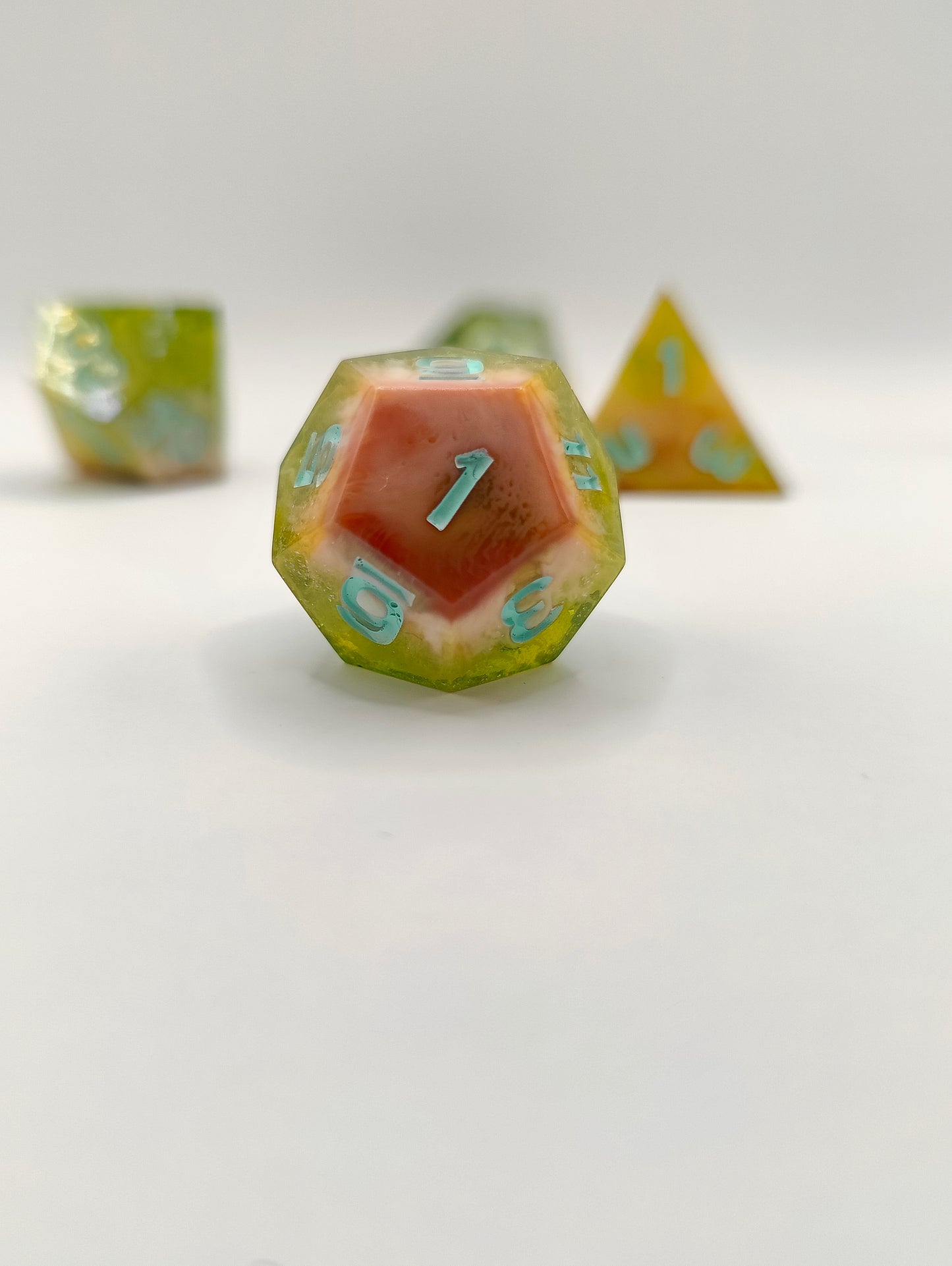 Handmade dice set: Pixie dust