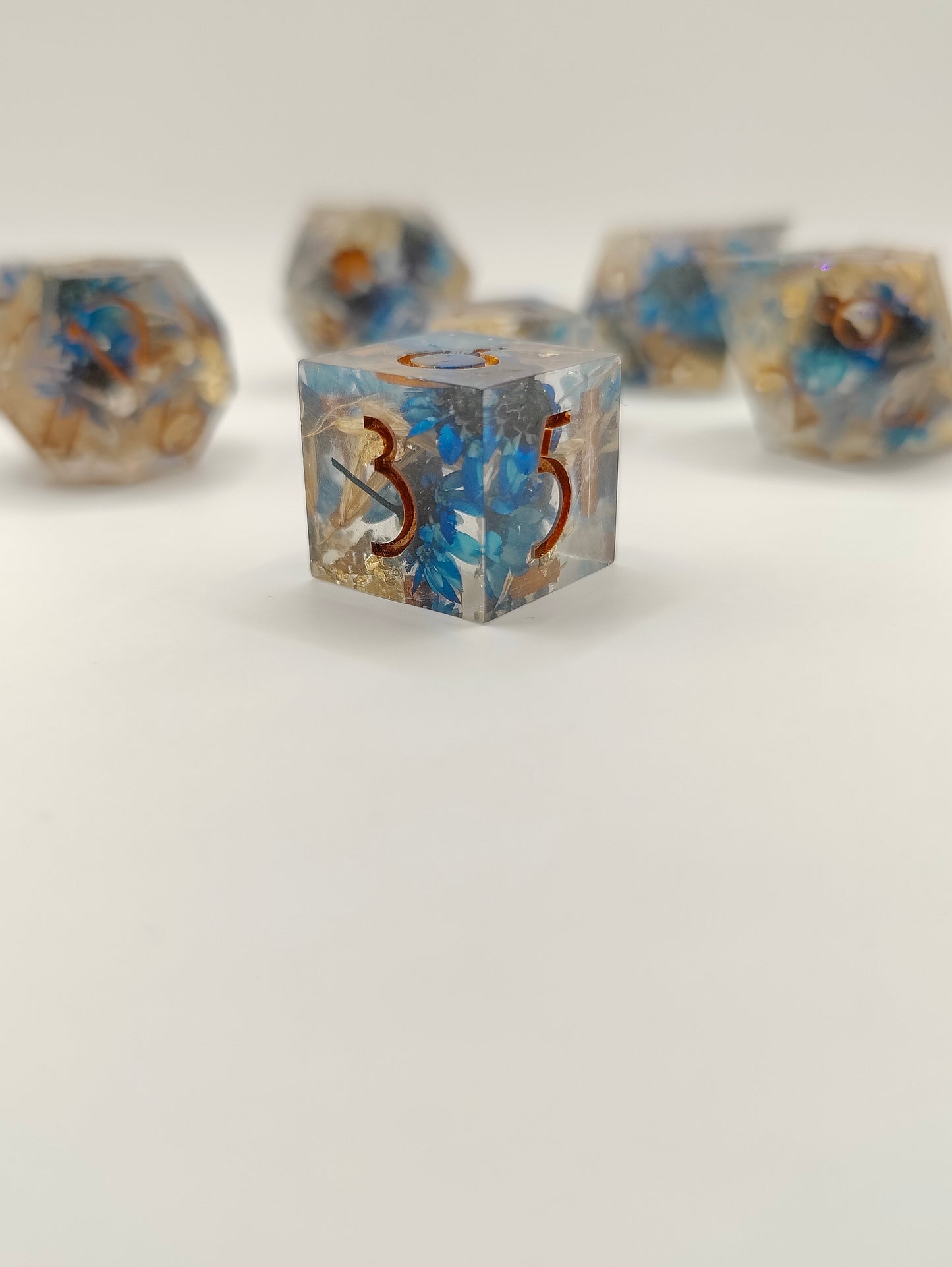 Handmade dice set: The harvest