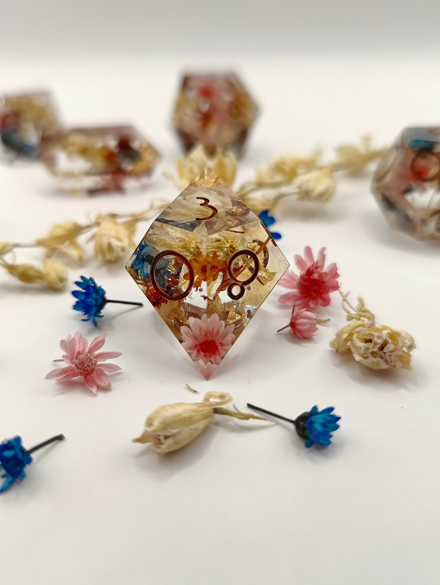 Handmade dice set: Royal wedding