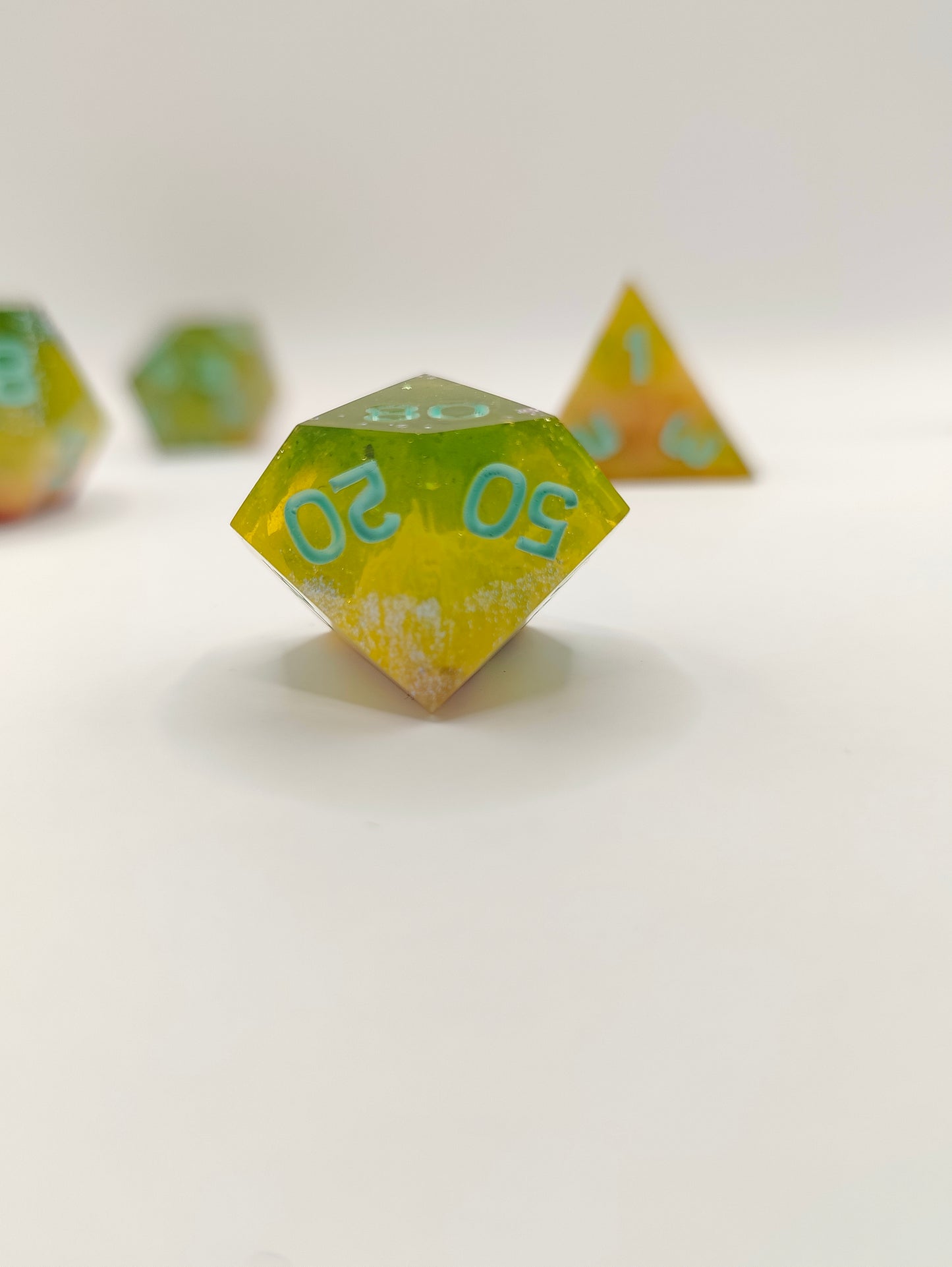 Handmade dice set: Pixie dust