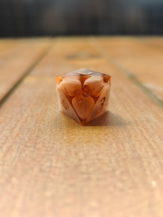 Handmade single D8: Coffee and cream