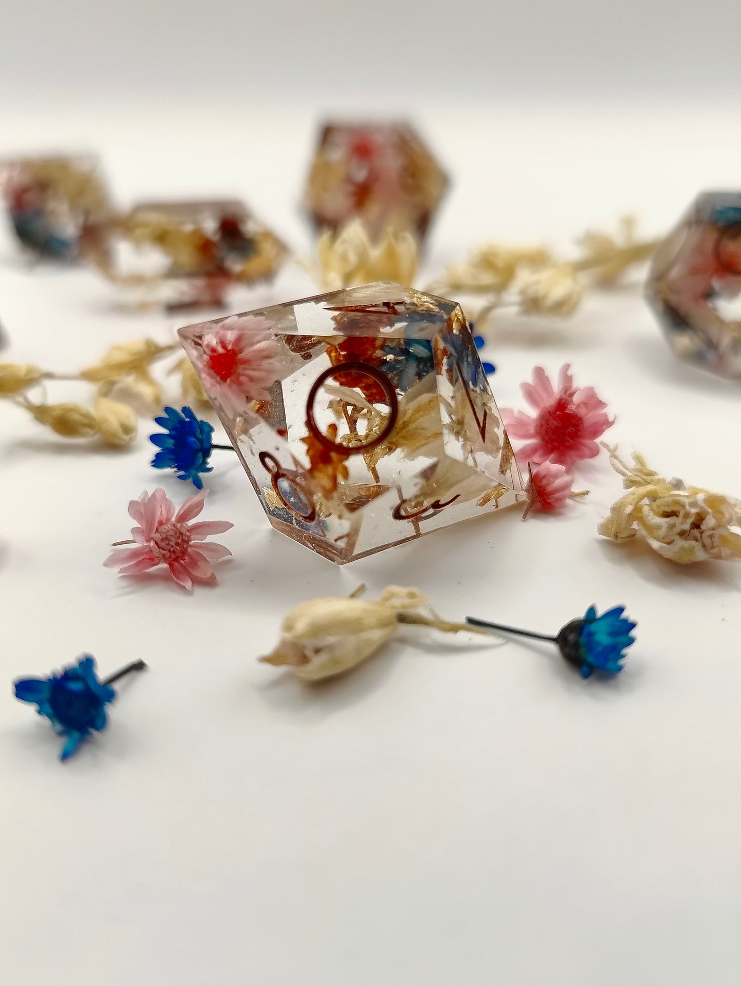 Handmade dice set: Royal wedding