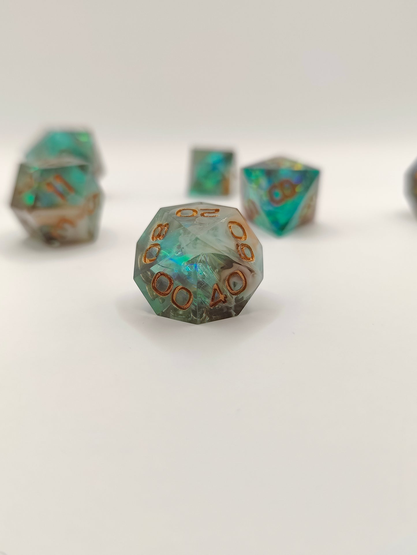 Mini dice set: Lagoon
