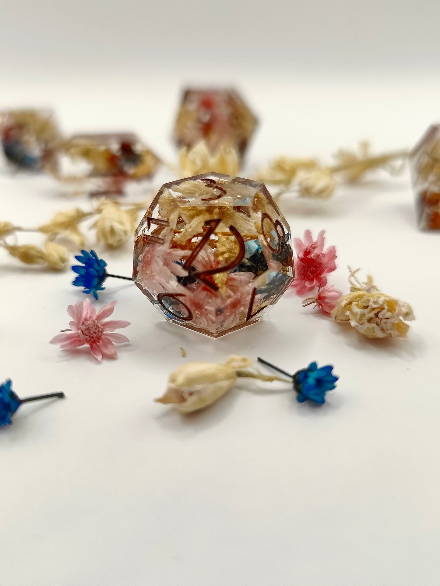 Handmade dice set: Royal wedding