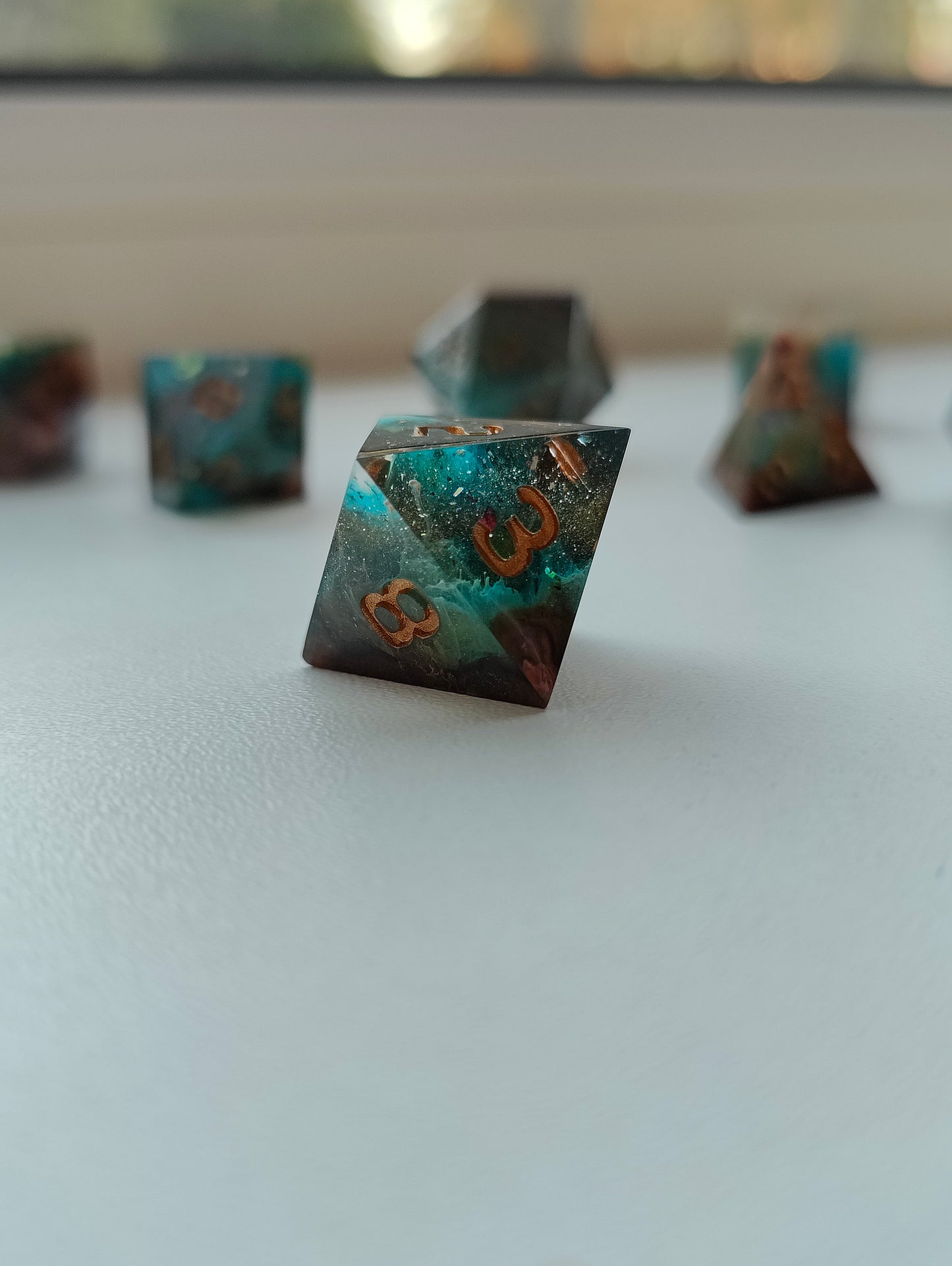 Handmade dice set: Astral Enchantment