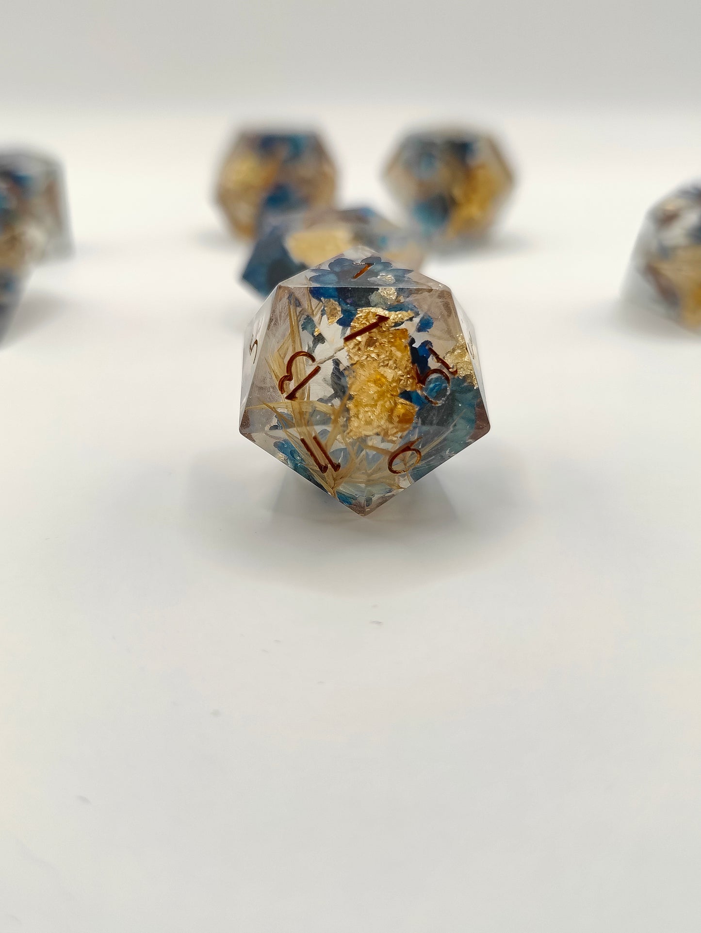 Handmade dice set: The harvest