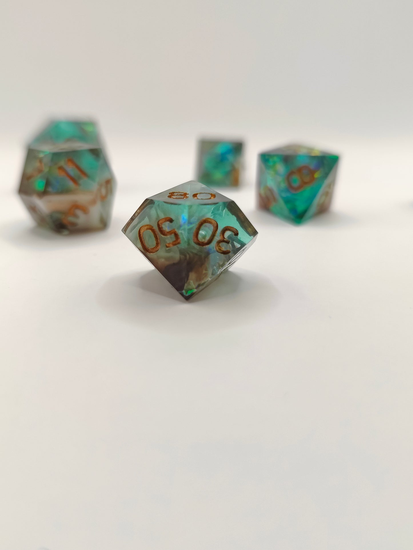 Mini dice set: Lagoon