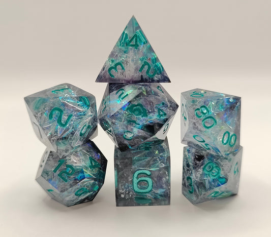 Handmade dice set: Mistborn