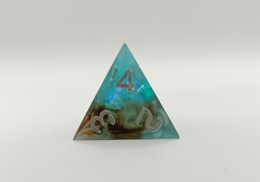 Handmade Single D4: Lagoon matte finish