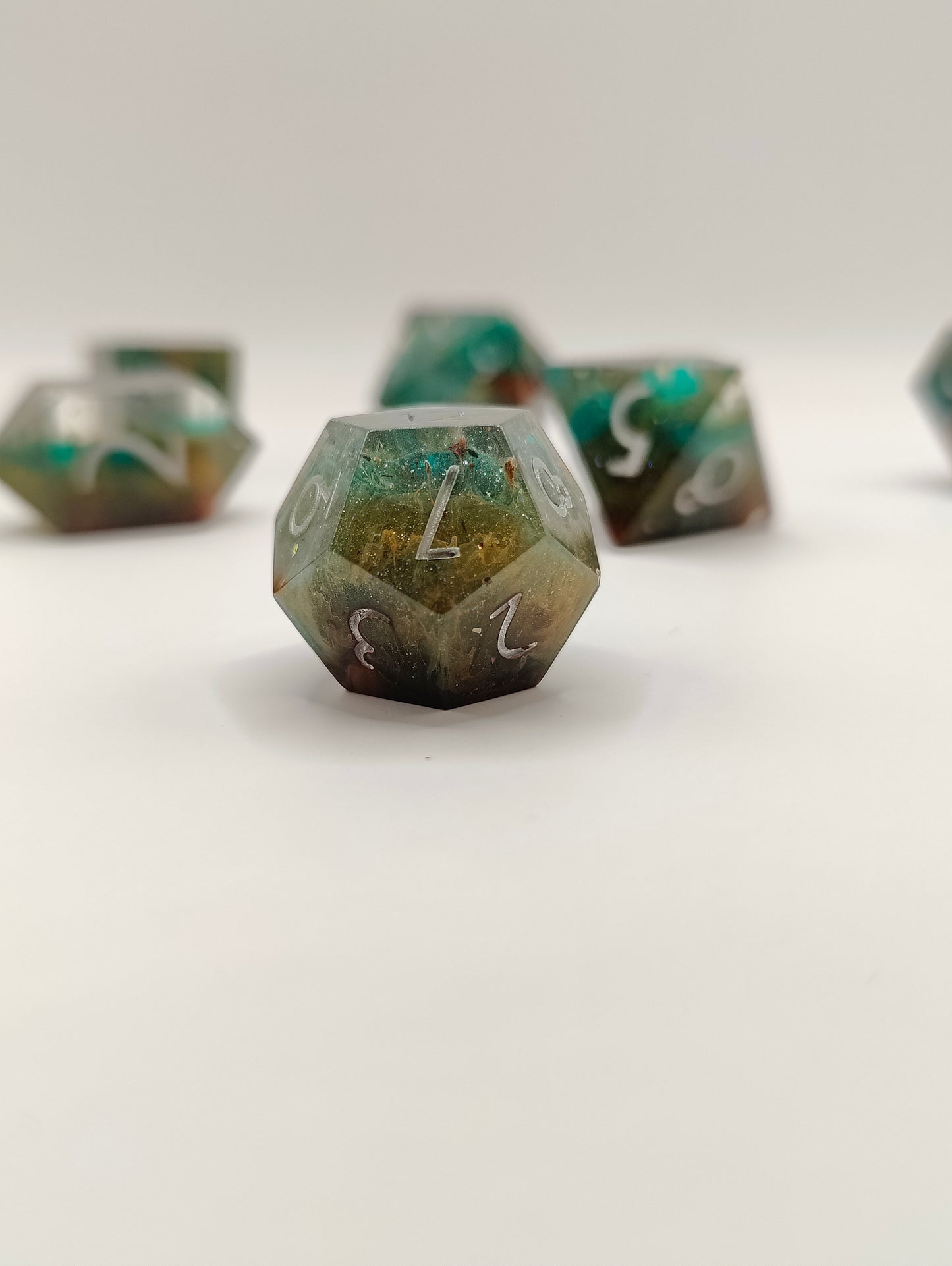 Handmade dice set: Astral Enchantment