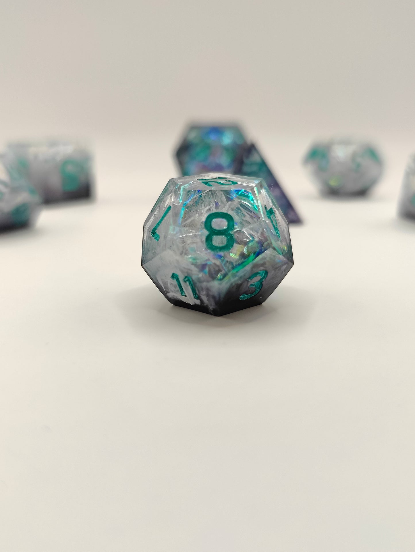 Handmade dice set: Mistborn