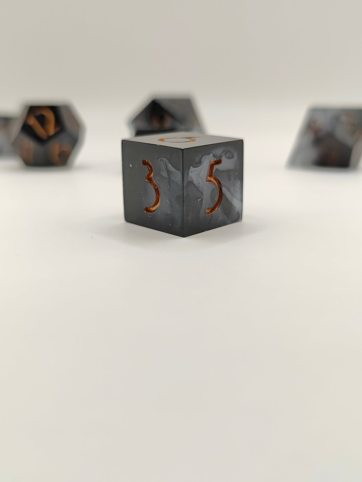 Handmade dice set: Threads of fate