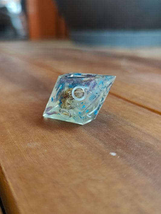 Handmade elongated single D10: Flower party