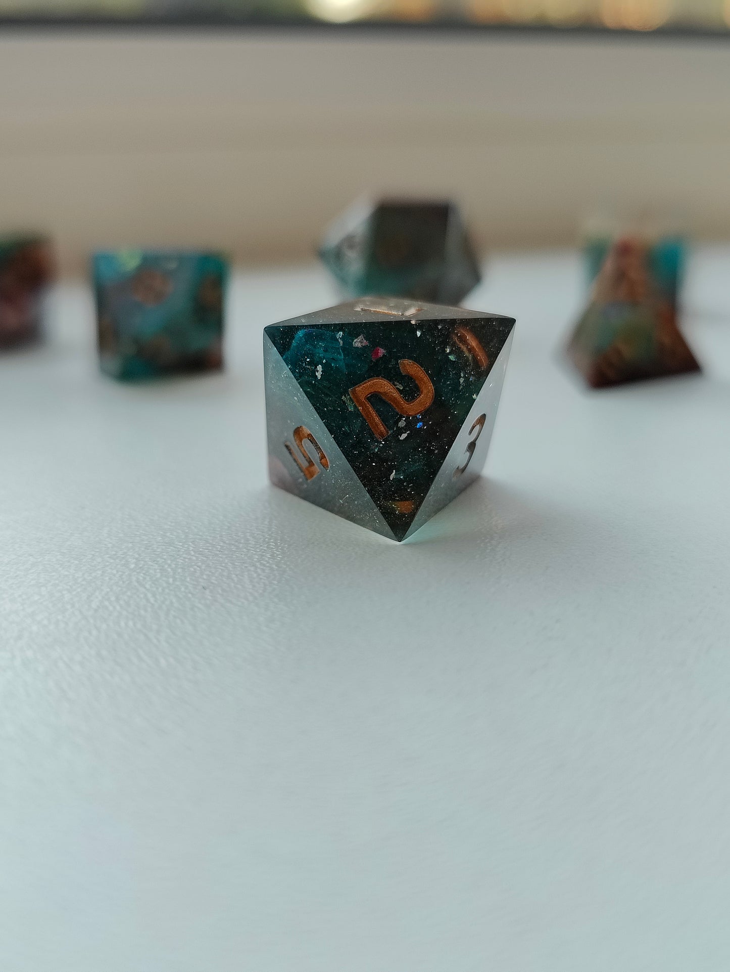 Handmade dice set: Astral Enchantment