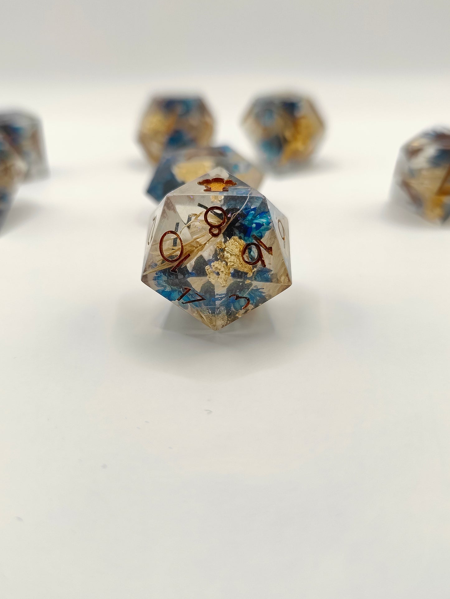 Handmade dice set: The harvest