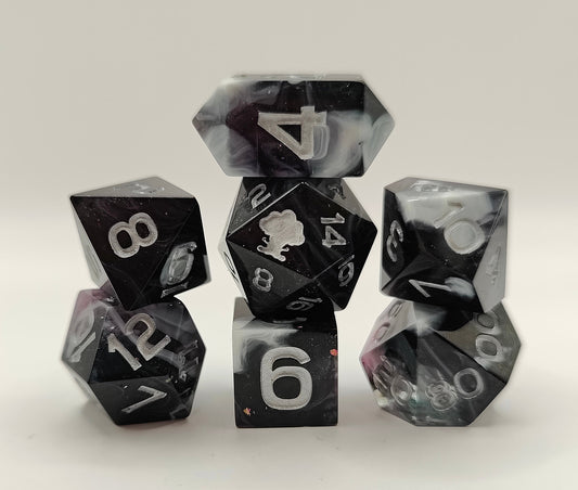 Mini dice set: Galactic cows